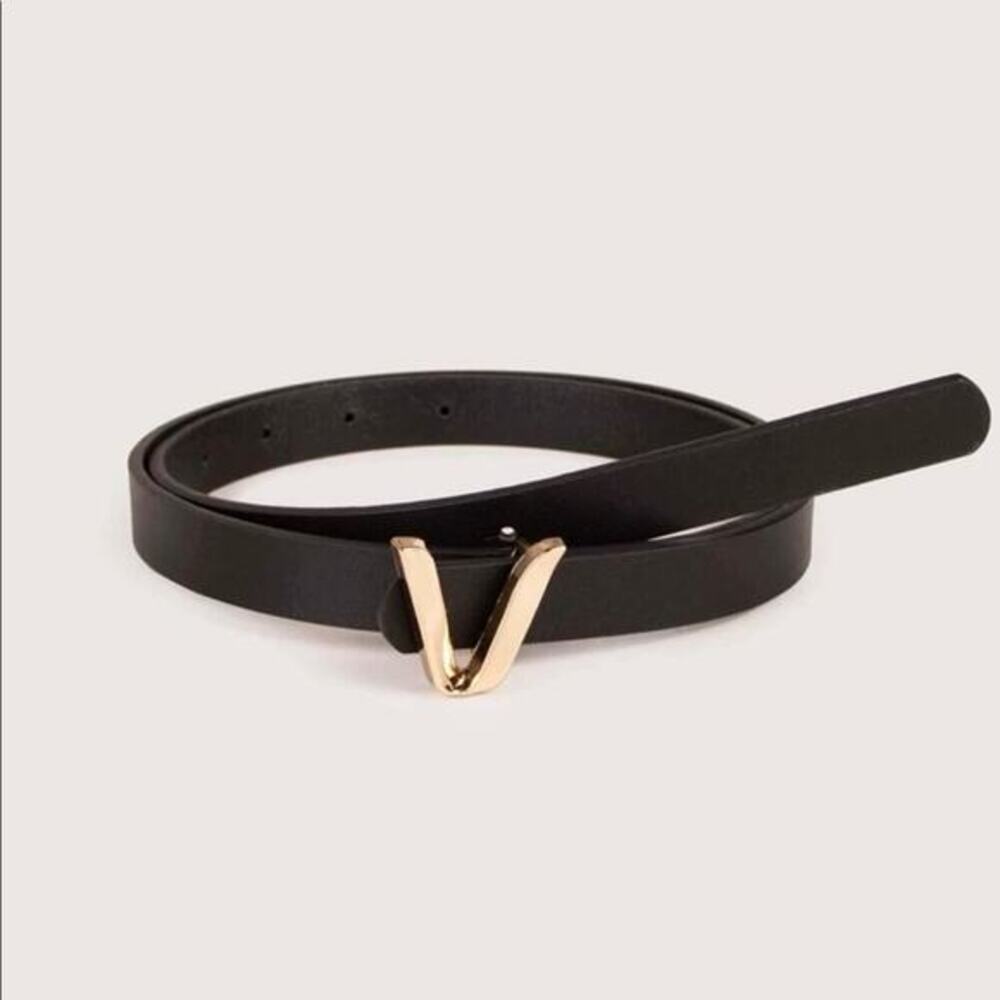 Last One! HOT V Inspired Black & Gold Belt OS